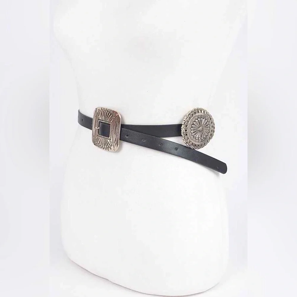 Western Adjustable Chain Statement Belt